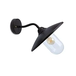 wall luminaire WALLY E27 IP44, rust brown 