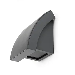 wall luminaire PROA GU10 IP44, dark grey 