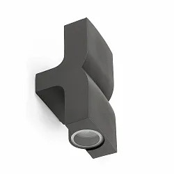 Outdoor Wandleuchte KLAMP 2L GU10, IP44, dunkelgrau