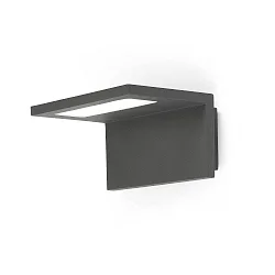 Outdoor LED Wandleuchte ELE 95°, 6W, 3000K, IP65, dunkelgrau