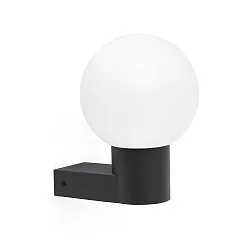 wall luminaire MOON E27 IP44, dark grey 