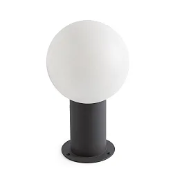 Outdoor Tischleuchte MOON 300 1xE27, IP44, 100-240V, dunkelgrau, opal