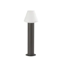bollard lamp MISTU E27 IP44, dark grey 