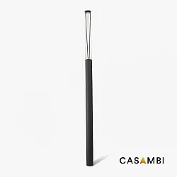 LED Straßenlampe RUSH 3700 360°, 38W, 3000K, IP65, 370cm, dimmbar CASAMBI, dunkelgrau