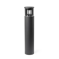 Outdoor LED Stehleuchte SCREEN 800 dunkelgrau 360°, 20W, 4000K, IP65, breit dimmbar DALI