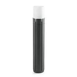 bollard lamp TRAM E27 IP65, dark grey 