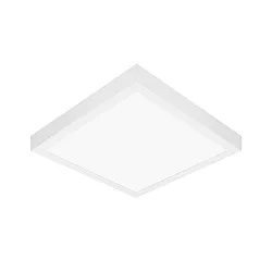 LED Aufbau-Panel, IP44 IK07, eckig, mikroprismatisch, DALI dimmbar, weiß, 31x31xcm, 15W 4000K 2100lm