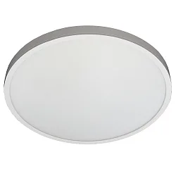 LED Aufbau-Downlight, flach, rund, Ø 58cm, 120°, 35W, 3000/4000/6500K, 4600lm, IP54, IK05, UGR<19, weiß