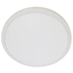 LED Aufbau-Downlight, Ø60cm, rund, flach, 90°, 39W, 4800lm, IK02, IP20, dimmbar, weiß/opal, 4000K