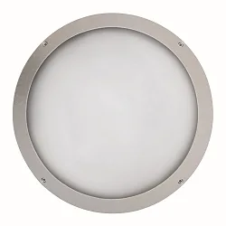 outdoor wall luminaire IP65, silver 