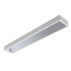 LED Aufbau-Rasterleuchte, asymmetrisch, IP20, weiß, 147cm, 40W 4000K 5000lm, DALI dimmbar