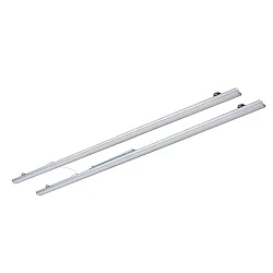 LED-Umrüstungssatz mit Magnetbefestigung T5/T8 auf LED, 57cm, 2-flammig, 8,5W, 4000K, 3800lm, IP20, IK07, Multipower, silber
