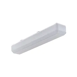 LED Damp-proof luminaire, 25W, 3000K, 2800lm, IP50, opal, white