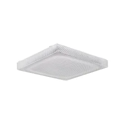 LED Wannenleuchte, IP50, kantig, quadratisch, prismatisch, weiß, 65x65cm, 56W 3000K 7000lm