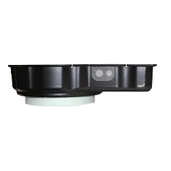 Betoneinbautopf mit Trafotunnel, schwarz