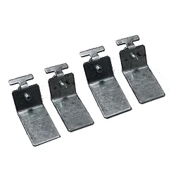 Befestigungssatz für LED Einlege-/Einbau-Rasterleuchte ERLE41 185xH.xx8xx, für gesägte Decken, grau
