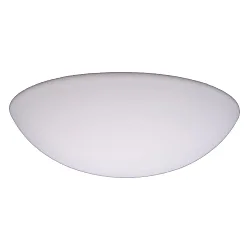 LED Wand-/Deckenleuchte ECO, Ø 45cm, Opalglas, 38W, 3000K, 4600lm, IP44, IK02, TRIAC, weiß