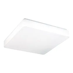 LED Wand-/Deckenleuchte, 30cm, quadratisch, 35W, 3000K, 5000lm, IP54, IK10, PC, TRIAC, weiß