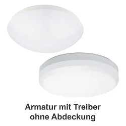 wall and ceiling luminaire 7465 Ø 36cm IP65, white 