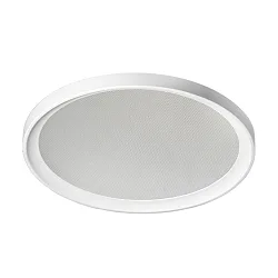 recessed luminaire Ø 17cm round, switchable, microprismatic IP65, white  19W 2300lm 3000K 60° 60°