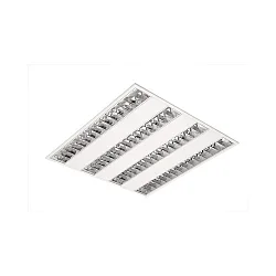 LED Einlege-/Einbau-Rasterleuchte, IP20, 62x62cm, 4 Raster, UGR <19, Multipower, weiß, 32/46/66W 4000K 6400lm