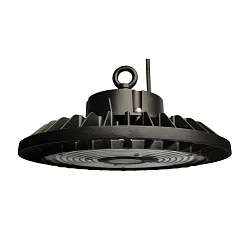 LED Hallentiefstrahler STANDARD, IP65 IK08, direkt, flickerfrei, schaltbar On-Off, schwarz, Ø 28cm, 140W 4000K 23000lm 90°
