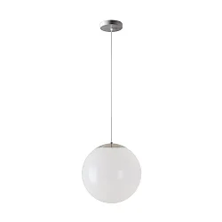 LED Kugelpendelleuchte, Ø50cm, 355°, 58W, IK06, IP40, DALI dimmbar, PMMA glänzend  weiß, 3000K, 7800lm