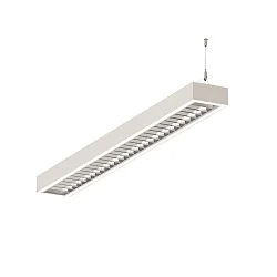 LED Lichtband Pendel-Rasterleuchte, IP20, direkt / indirekt, UGR <19, schaltbar, weiß, Ende, 114.5cm, 39W 3000K 5100lm