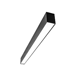 LED-Lichtkanal-Einzelleuchte, IP40 IK04, direkt, 56.7cm, Multipower, UGR<19, MICROPAL®, schaltbar, 11.5-16W 4000K, schwarz