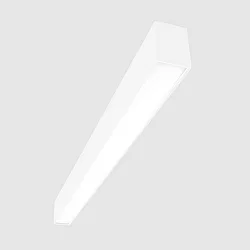 LED-Lichtkanal-Einzelleuchte, IP40 IK04, direkt, 140.7cm, DALI2, UGR<19, MICROPAL®, dimmbar, 40W 3000K, weiß