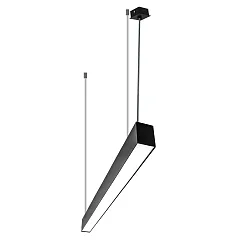 light bar MICROPAL®, UGR<19 / 1407MM / 840 direct, multipower, with suspension kit IP40, black 