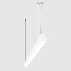 light bar MICROPAL®, UGR<19 / 1687MM / 840 direct, multipower, with suspension kit IP40, white 
