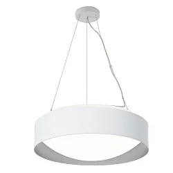 LED Pendelleuchte PREMIUM ARCHITEKTUR, Ø 30,8cm, 18W, 3000K, 2100lm, IP20, IK02, TRIAC, schwarz/metallgrau