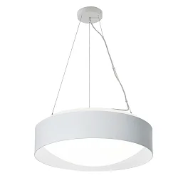 LED Pendelleuchte PREMIUM ARCHITEKTUR, Ø 30,8cm, 18W, 3000K, 2100lm, IP20, IK02, DALI/Touch