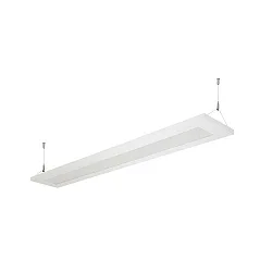 LED Pendelleuchte direkt / indirekt, IP20, mikroprismatisch, UGR <19, schaltbar, weiß, 158cm, 42W 3000K 6100lm