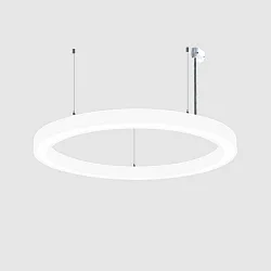LED-Pendel-Ringleuchte, IP40 IK06, direkt, Ø 80cm, Multipower, UGR<19, 30-53W 3000/4000/6500K, schaltbar, weiß