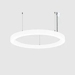 LED-Pendel-Ringleuchte, IP40 IK06, direkt / indirekt, Ø 62cm, Multipower, 28-49W 3000/4000/6500K, UGR<19, schaltbar, weiß
