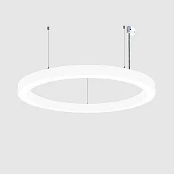 LED-Pendel-Ringleuchte, IP40 IK06, direkt / indirekt, Ø 98cm, DALI2, 82W 3000/4000/6500K, UGR<19, dimmbar, schwarz