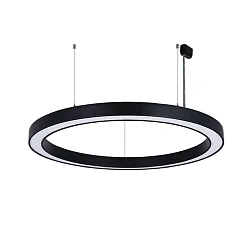 LED-Pendel-Ringleuchte, IP40 IK06, direkt / indirekt, Ø 98cm, Multipower, 46-82W 3000/4000/6500K, UGR<19, schaltbar, weiß