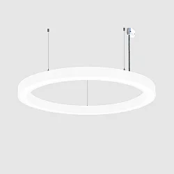 pendant luminaire Ø 98CM CCT Switch, direct / indirect, UGR < 19, multipower, ring shape IP40, white 