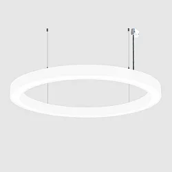 LED-Pendel-Ringleuchte, IP40 IK06, direkt / indirekt, Ø 150cm, DALI2, 3000/4000/6500K, UGR<19, dimmbar, schwarz