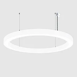 LED-Pendel-Ringleuchte, IP40 IK06, direkt / indirekt, Ø 189cm, DALI2, 3000/4000/6500K, UGR<19, dimmbar, schwarz