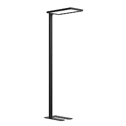 LED Office-Stehleuchte, IP20 IK03, direkt / indirekt, 100W 4000K 15400lm, MICROPAL®, UGR<16, schwarz