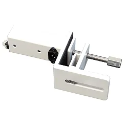 Zubehör für LED Office-Stehleuchte (Art.-Nr. FL-STL2063MA.15484…) - Tischhalterung für Plattenhöhe 1.2cm bis 8cm, silber