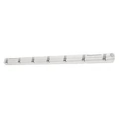 LED Feuchtraum-Wannenleuchte PREMIUM, 117,5cm, 21,5-38W, 3400-5900lm, 4000K, IP66, IK10, INOX-Verschluss, Multipower, grau