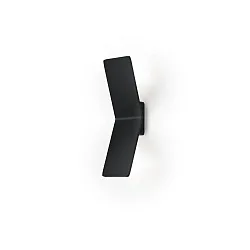 LED Wandleuchte ADA, 2x10W, 2700K, 1700lm, IP20, eckig, schwarz