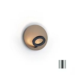 wall luminaire MEGGI round IP20, nickel matt dimmable