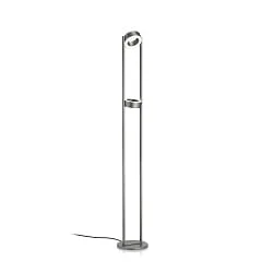LED Stehleuchte WEGA-S, 4-flammig, rund, 48W, 2200-3000K, 5096lm, IP20, dimmbar, Graphit anthrazit