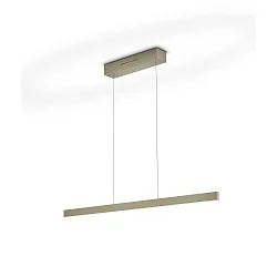 Pendelleuchte LINDA-92, 92cm, 43W 2200-3000K, CRi >90, mit Gestensteuerung, höhenverstellbar, dimmbar, Effekt Bronze