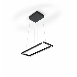 LED Pendelleuchte MARISA-60, IP20, 73W 2200-3000K 8800lm, CRi >90, mit Gestensteuerung, höhenverstellbar, dimmbar, schwarz